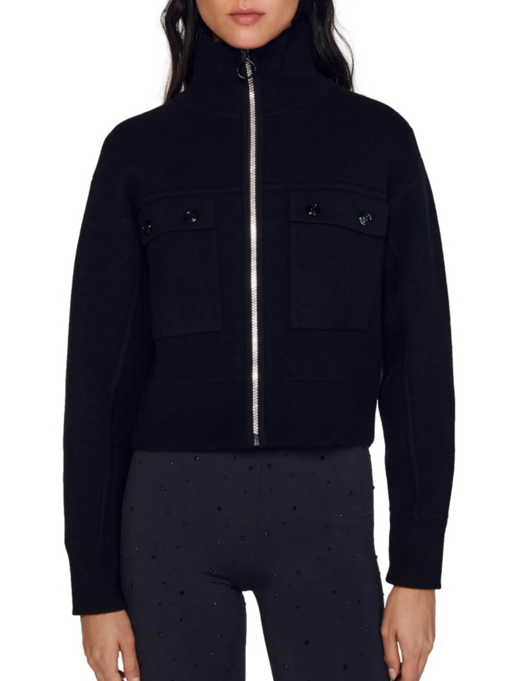 Yasmine Knit Zip Jacket